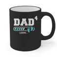 Dad 4 Fourth Time Dad Dad Of Four Graphic Print Coffee Mug