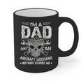 Dad Airplane Plane Aviation Aircraft Mechanic Graphic Print Coffee Mug