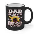 Dad Of The Birthday Bowler Kid Bowling Party Graphic Print Coffee Mug
