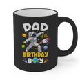 Dad Of The Birthday Boy Astronaut Outer Space Birthday Graphic Print Coffee Mug