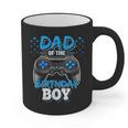 Dad Of The Birthday Boy Matching Video Gamer Birthday Party Graphic Print Coffee Mug