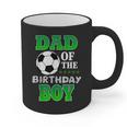 Dad Of The Birthday Boy Soccer Stars Outfit Graphic Print Coffee Mug