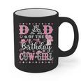 Dad Of The Birthday CowGirl Rodeo CowGirl Birthday Graphic Print Coffee Mug