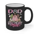 Dad Of The Birthday Girl 1St Birthday Pink Cow Farm Graphic Print Coffee Mug