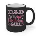 Dad Of The Birthday Girl Cute Pink Matching Family Party Graphic Print Coffee Mug