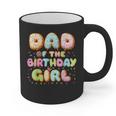 Dad Of The Birthday Girl Sweet Donut Birthday Family Graphic Print Coffee Mug