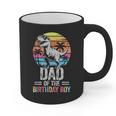 Dad Of The Birthday Party Outfit Dinosaur Daddy Graphic Print Coffee Mug