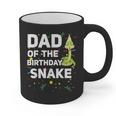 Dad Of The Birthday Snake Themed Birthday Party Graphic Print Coffee Mug