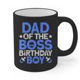 Dad Of The Boss Birthday Party Outfit Like A Boss Dad Graphic Print Coffee Mug