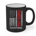 Dad Dance She Get It From Me Proud Dancer Dad USA Flag Men Graphic Print Coffee Mug