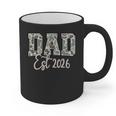 Dad Est 2026 Camo Old School Men Father's Day Dada Graphic Print Coffee Mug Dad Est 2026 Camo Old School Men Father's Day Dada Graphic Print Coffee Mug