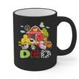 Dad Farm Animal Birthday Family Matching Party Graphic Print Coffee Mug
