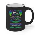 For My Dad In Heaven Touching Tribute For Passed Away Father Graphic Print Coffee Mug