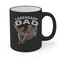 Dad Legendary Saying Graphic Print Coffee Mug