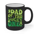 Dad Of The Lucky One Saint Patrick's Day Children Birthday Graphic Print Coffee Mug