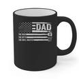 Dad The Man The Myth The Grill Master USA Flag Father's Day Graphic Print Coffee Mug