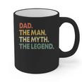 Dad The Man The Myth The Legend Men Dad Father's Day Graphic Print Coffee Mug Dad The Man The Myth The Legend Men Dad Father's Day Graphic Print Coffee Mug