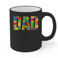Dad Parent Brick Master Builder Building Blocks Set FamilyGraphic Print Coffee Mug
