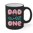 Dad Of Sweet One First Birthday Matching Family Donut Theme Graphic Print Coffee Mug Dad Of Sweet One First Birthday Matching Family Donut Theme Graphic Print Coffee Mug