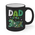 Dad Of The Three Rex Birthday Dinosaur Family Matching Graphic Print Coffee Mug