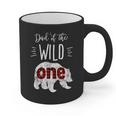 Dad Of The Wild One Shirt Bear Lumberjack 1st Birthday Tee Graphic Print Coffee Mug