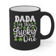 Dada Of The Lucky One First Birthday St Patrick's Day Graphic Print Coffee Mug