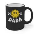 Dada One Happy Dude Birthday Theme 1st Family Matching Mom Graphic Print Coffee Mug