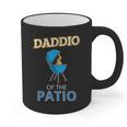 Daddio Of The Patio Fathers Day BBQ Grill Dad Graphic Print Coffee Mug