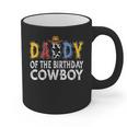Daddy 1st Birthday Cowboy Western Daddy Birthday Boy Graphic Print Coffee Mug