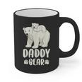 Daddy Bear And Cub Polar Bear Graphic Print Coffee Mug