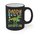 Daddy Of The Birthday Boy Family Matching Dinosaur Squad Graphic Print Coffee Mug Daddy Of The Birthday Boy Family Matching Dinosaur Squad Graphic Print Coffee Mug