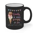 Daddy Dad Ice Cream Third Birthday Three Scoops Of Fun Graphic Print Coffee Mug Daddy Dad Ice Cream Third Birthday Three Scoops Of Fun Graphic Print Coffee Mug