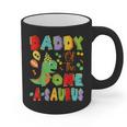 Daddy Of The One-A-Saurus 1St Birthday Boy Dinosaur Graphic Print Coffee Mug