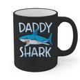 Daddy SharkShirt Fathers Day Family Matching Dad Graphic Print Coffee Mug