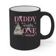 Daddy In a Winter Onederland Birthday Girl Christmas Tree Graphic Print Coffee Mug Daddy In a Winter Onederland Birthday Girl Christmas Tree Graphic Print Coffee Mug