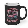 Daddy's Golf Buddy Cute Family Golfer Sport Fan Tee Matching Graphic Print Coffee Mug