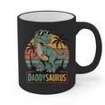 DaddysaurusRex Dinosaur Daddy Saurus Family Matching Dad Graphic Print Coffee Mug