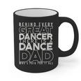 Dance Dad Shirt Proud Dancer Dancing Proud Father Men Graphic Print Coffee Mug