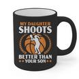 Daughter Basketball Sport Basketball Dad Mom Basketball Fan Graphic Print Coffee Mug