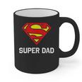 DC Comics Superman Father's Day Super Dad Logo Graphic Print Coffee Mug