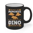 Dino Nuggets Chicken Snack Memory Bite Graphic Print Coffee Mug Dino Nuggets Chicken Snack Memory Bite Graphic Print Coffee Mug