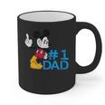 Disney Mickey Mouse Father's Day 1 Dad Graphic Print Coffee Mug