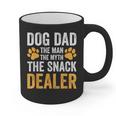 Dog Dad The Man The Myth The Snack Dealer Graphic Print Coffee Mug