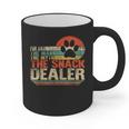 Dog Fathers Day Fur Dad The Man The Myth The Snack Dealer Graphic Print Coffee Mug