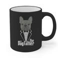 The Dogfather French Bulldog Dad Frenchie Papa T-Shirt Small Graphic Print Coffee Mug
