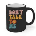 Don't Talk To Me Sarcastic Introvert Antisocial Graphic Print Coffee Mug