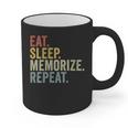 Eat Sleep Memorize Repeat Memory Graphic Print Coffee Mug Eat Sleep Memorize Repeat Memory Graphic Print Coffee Mug