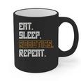 Eat Sleep Robotics Repeat Shirt Graduation Graphic Print Coffee Mug