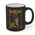 Elder Emo Club Emo Gothic Music Nostalgia Graphic Print Coffee Mug Elder Emo Club Emo Gothic Music Nostalgia Graphic Print Coffee Mug