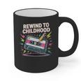Elder Millennials Embracing 90s Rewind Nostalgia Vibes Graphic Print Coffee Mug